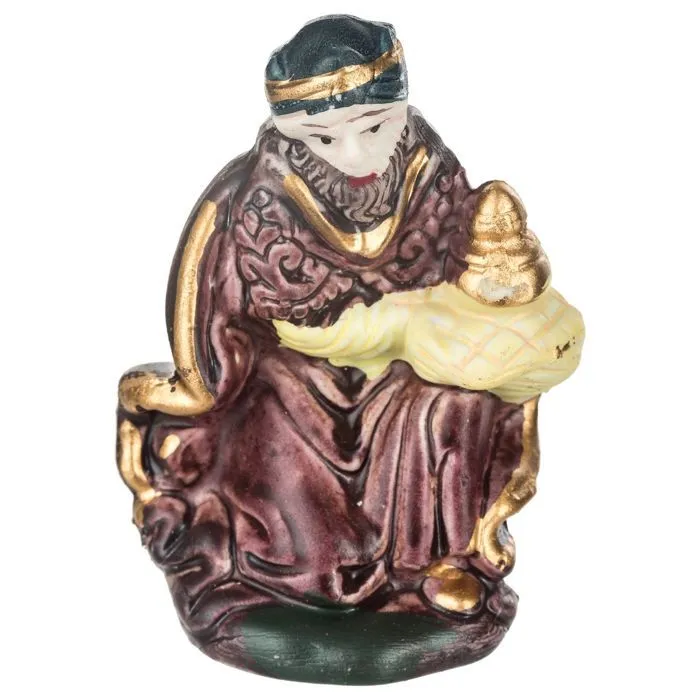 Féérie Lights & Christmas - 11 Santons pour crèche de Noël - H. 10 cm - Multicolore-2