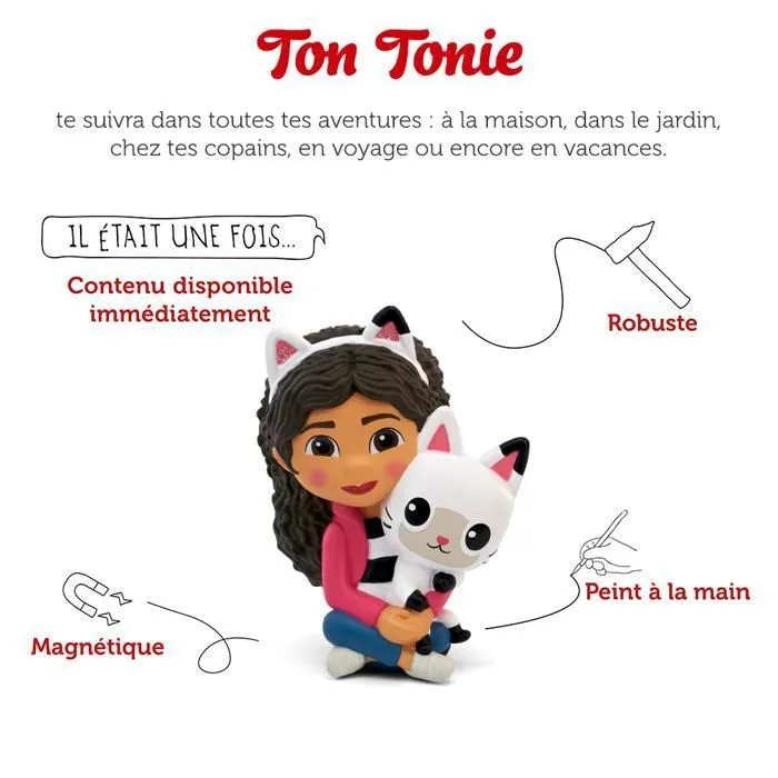 Figurine Tonie - Tonies - Gabby - Maison Magique - Aventures - Micro et Festival des Fées-1