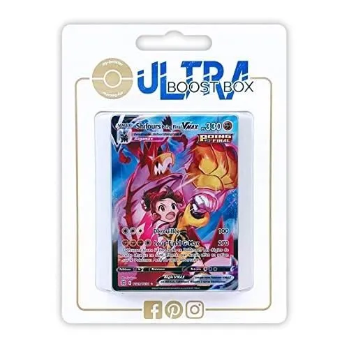 Jeu de cartes - MY-BOOSTER - SHIFOURS POING FINAL VMAX TG19-TG30 FULL ART ALTERNATIVE SECRETE - ULT-0