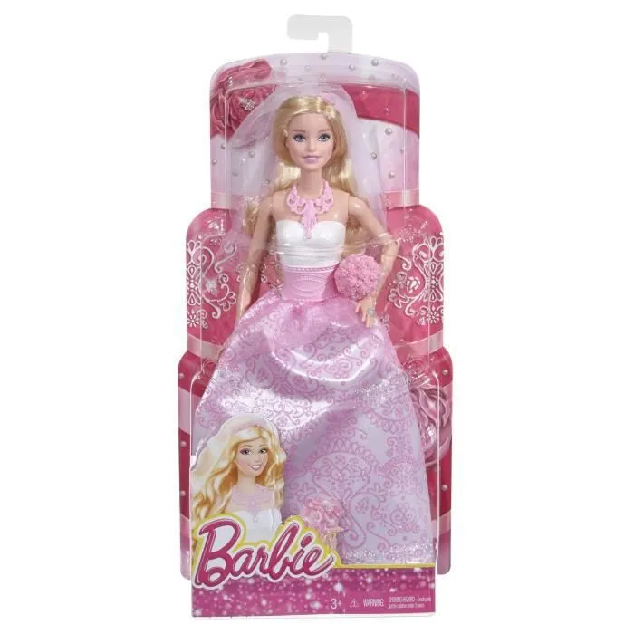 Mattel - Barbie - Poupée mariée conte de fée-4