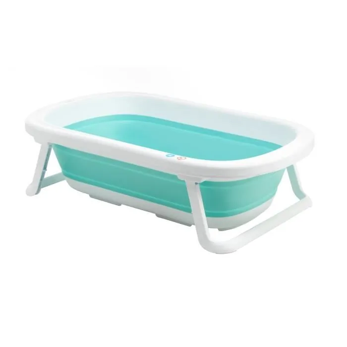 Baignoire pliante XL Bleu - FORMULA BABY - Contenance 60 L - Pliable - Mixte - 0 mois - Naissance-0