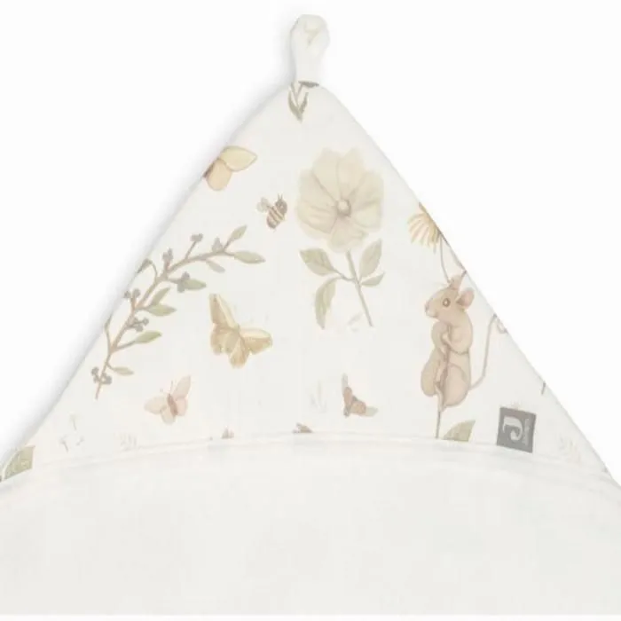 Cape de bain bébé coton Dreamy Mouse-3