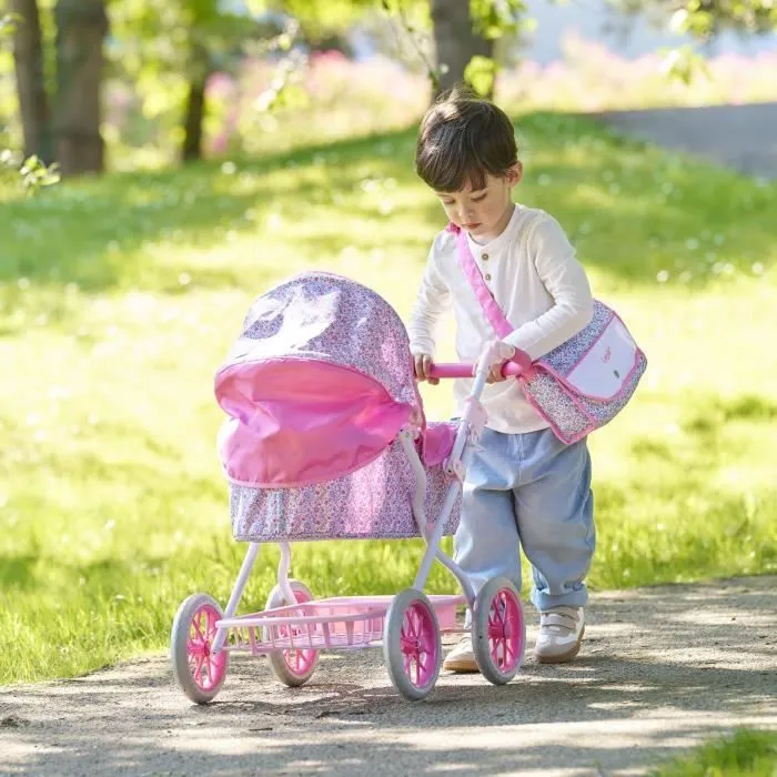 Accessoires poupons - COROLLE - Landau Floral - pour poupons 36 à 52 cm - dès 3 ans-8