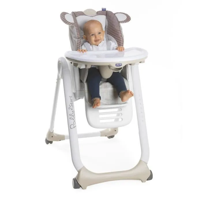 CHICCO - Chaise Haute Polly 2 Start Monkey-4