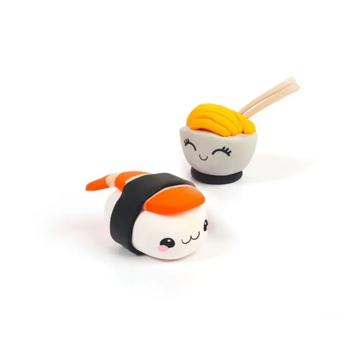 Coffret pâte polymère sushi kawai-1