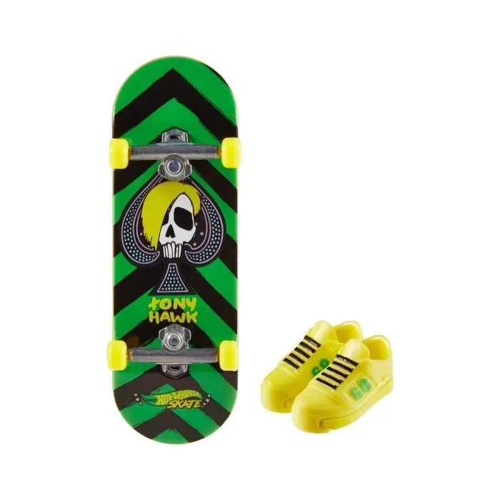 Hot Wheels - Coffret Finger Skate et Chaussures - Tony Hawk - 3 ans et +-6