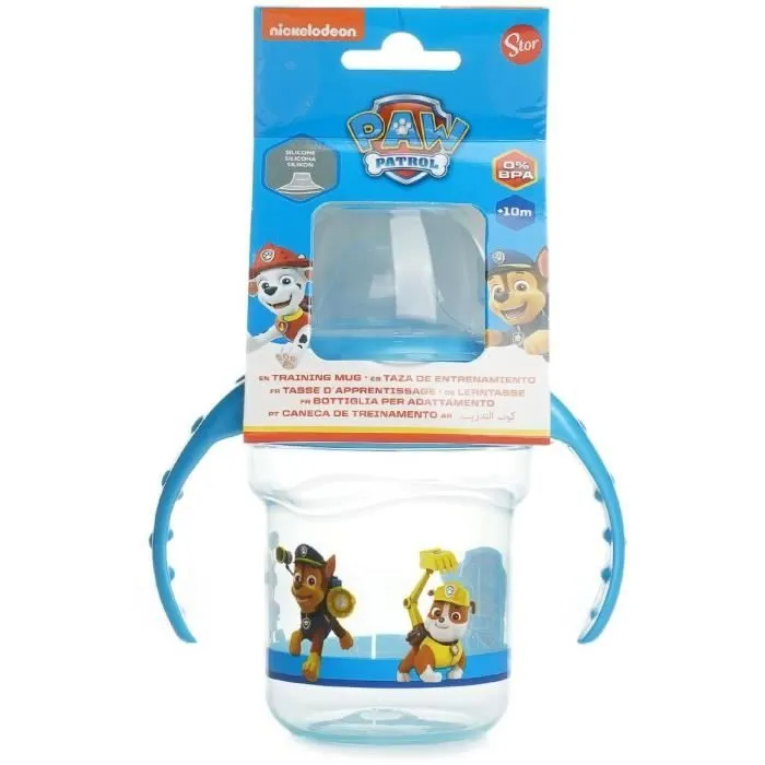 Tasse à poignée - THERMOBABY - 250 ml - Bec silicone - Anti-fuites - Pat'patrouille-2