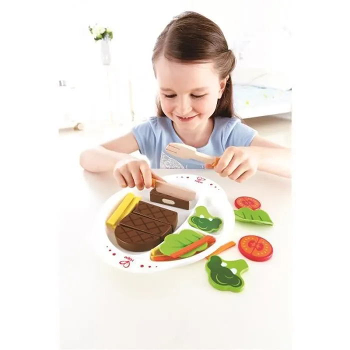 Jouets de cuisine - HAPE - Hearty Home-Cooked Meal - Bois non toxique - À partir de 3 ans - Mixte-3