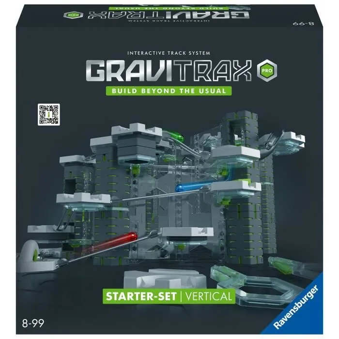 GraviTrax PRO Starter Set Vertical, 152 pièces-Circuit de billes, Parcours de billes à construire, Dès 8 ans, 22426, Ravensburger-0