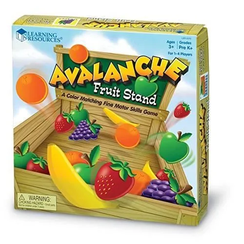 Learning Resources Jeu De Motricité Fine Et De Couleurs Avalanche Fruit Stand De - LER5070-2