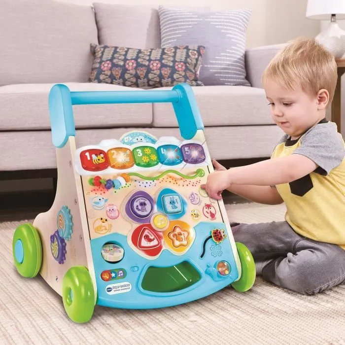 VTECH SUPER TROTTEUR NATURE INTERACTIF (JOUET AVEC PARTIE BOIS CERTIFIE FSC®)-3