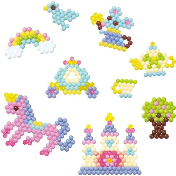 Loisir créatif - AQUABEADS - Recharge conte de fées - Perles qui collent à l'eau-0