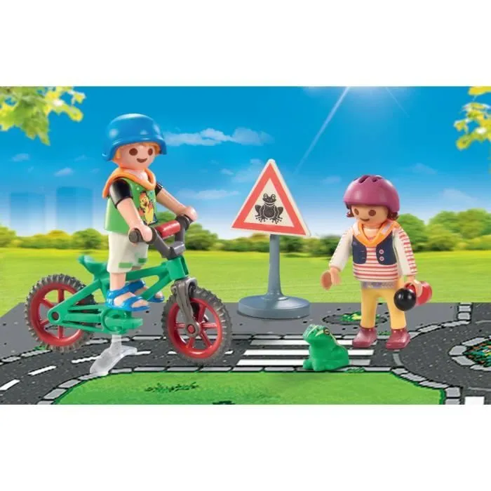 PLAYMOBIL 71332 Classe sécurité routière, My Life, 34 pièces, Dès 4 ans-2