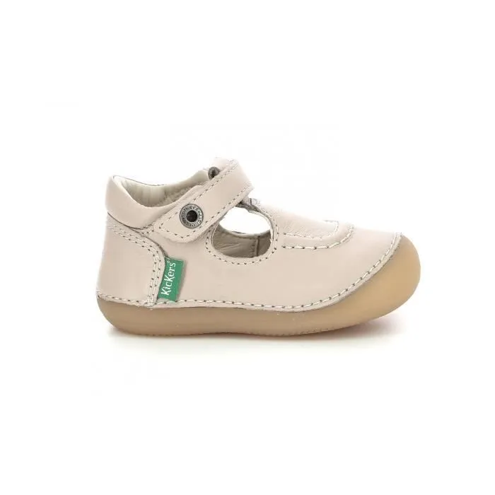 Sandales bébé garçon Kickers Salome - beige - 19-0