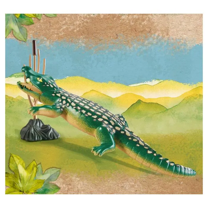 PLAYMOBIL - Wiltopia - Alligator - Multicolore - 4 ans - Enfant - Bleu-1