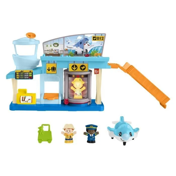 Fisher-Price-Little People-Aventures à l’Aéroport-Coffret HTJ26-1
