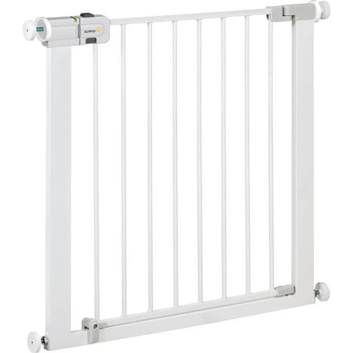 SAFETY 1ST Barrière de sécurité enfant Easy Close - Métal - 73 à 80 cm - Blanc-0