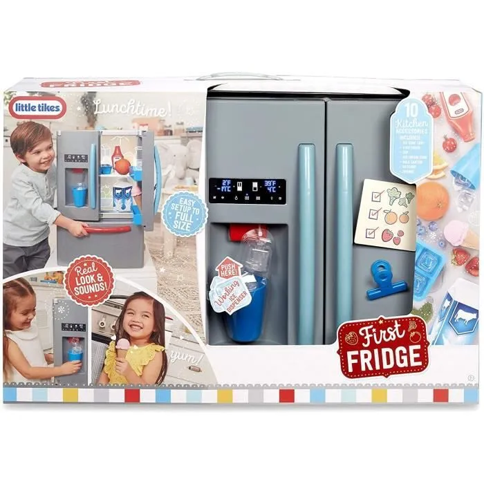 Little Tikes - Mon Premier Réfrigérateur Eléctronique - Interactif & Réaliste avec Sons - Appareil Ménager de Simulation pour-7