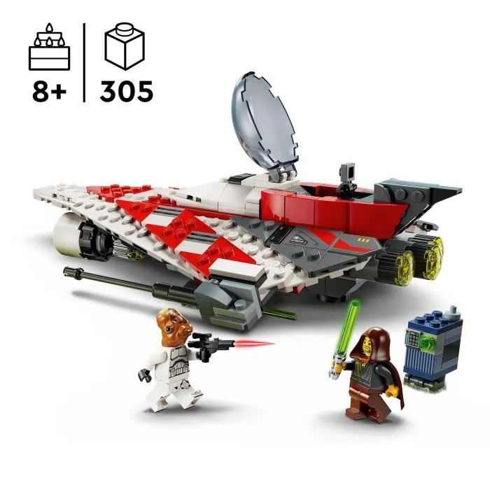 LEGO® Star Wars 75388 Le Chasseur Stellaire de Jedi Bob - Réplique Véhicule à Construire-1
