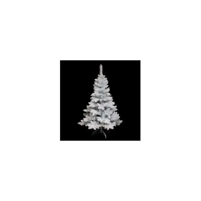 Sapin artificiel blanc reflets brillants - 180 cm - Blooming-0
