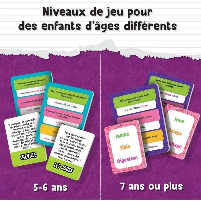 Jeu éducatif - LISCIANI - Vive le Corps Humain - Découverte du corps - Quiz et parcours - Multiniveaux ludiques-2