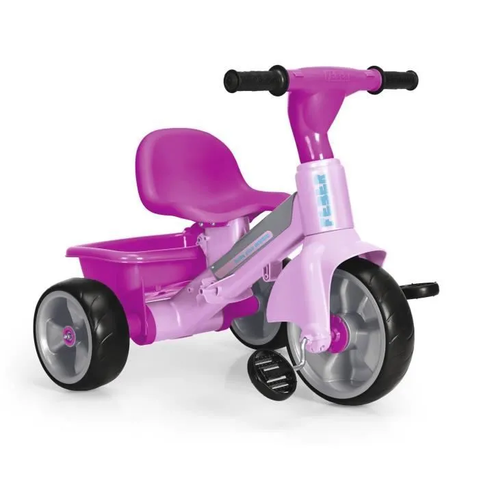 Tricycle évolutif FEBER Trike Baby Plus Music Rose - Pour enfants de 1 à 3 ans-3