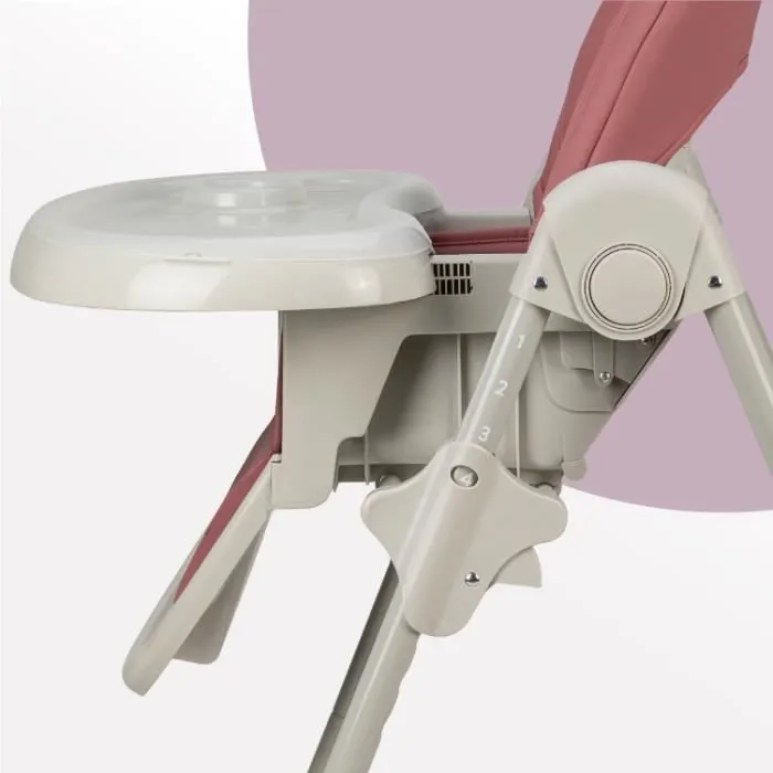 MoMi GOJO - Chaise haute multifonction - Réglable - Jusqu'à 15 kg - Rose-2