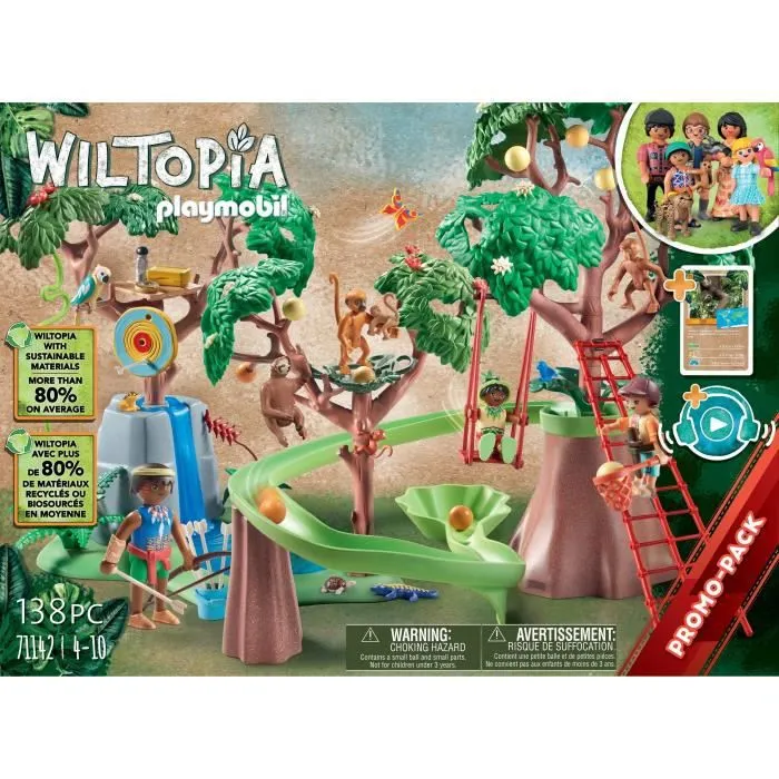 PLAYMOBIL - 71142 - Wiltopia - Aire de jeu tropicale de la jungle-5