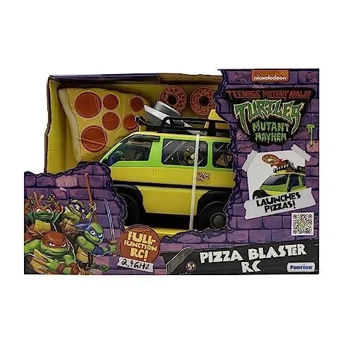 VÉHICULE TÉLÉCOMMANDÉ NINJA TURTLES TORTUES NINJA PIZZA BLASTER RC 710-0