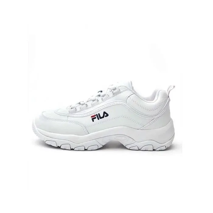 Basket Enfant FILA Strada Kids Blanc - Lacets - Synthétique - Fille-1