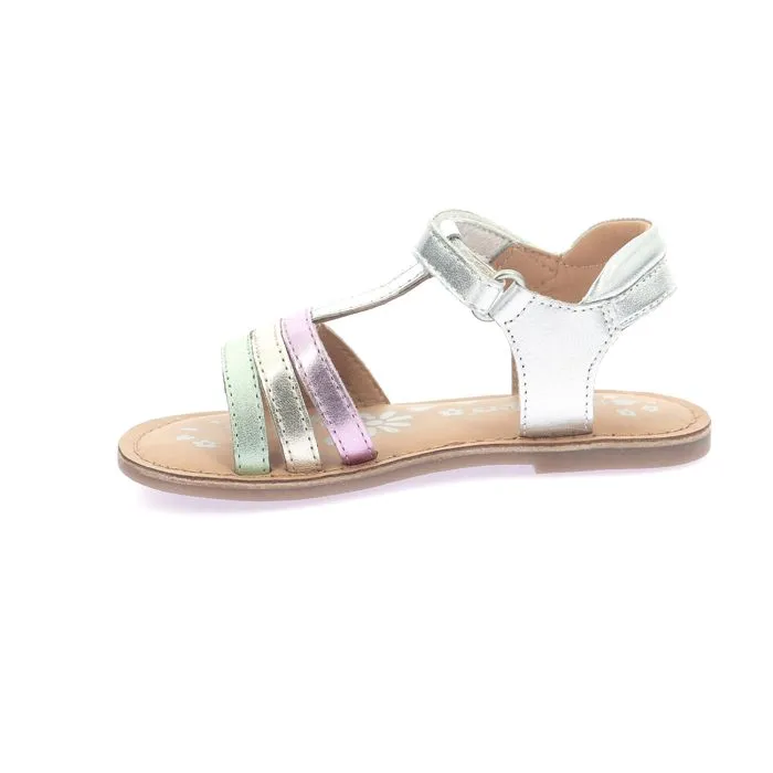 KICKERS Sandales Diamanto Argent multico-3