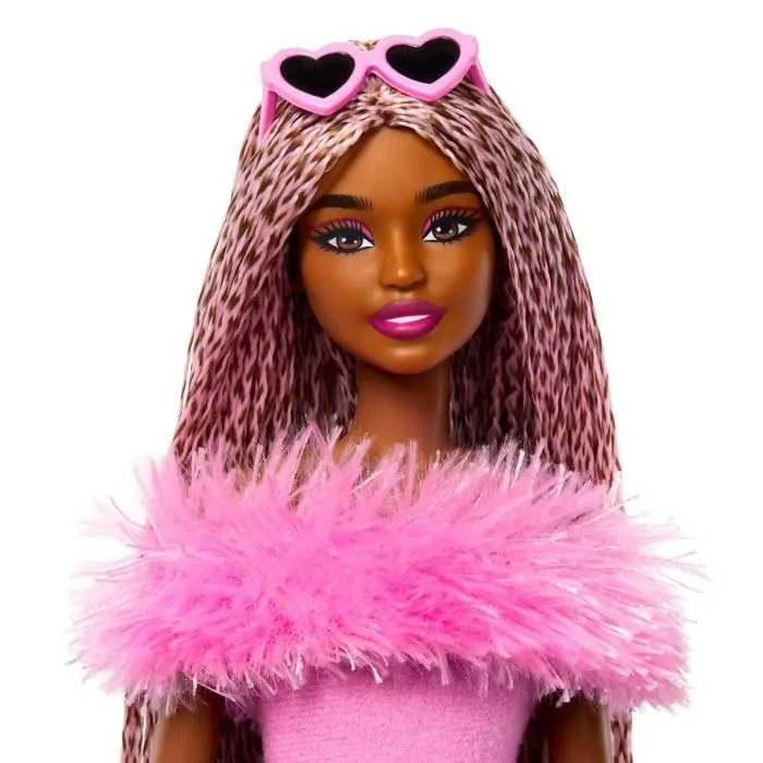 Barbie-Deluxe Style-Poupée Barbie À Combinaison Rose Tissu Doux - 4 ans+ - HYV28-2