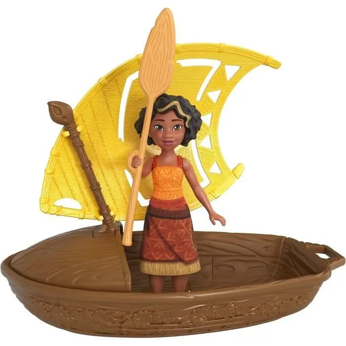 MATTEL Disney Vaiana 2 Pirogue et ses 3 surprises JBT68-5