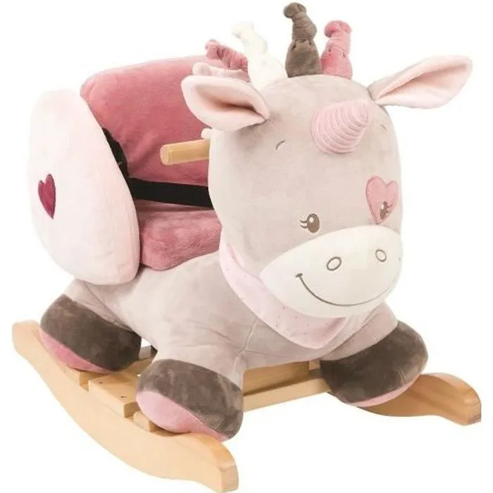 Bascule - NATTOU - Jade La Licorne - Rose - Mixte - Dès 10 mois-0
