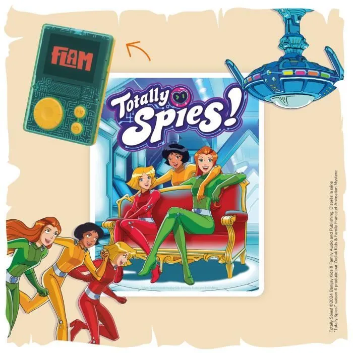 Livre audio interactif - Lunii - Totally Spies - 12 épisodes - Fiches d'espionnage - Test de personnalité-1