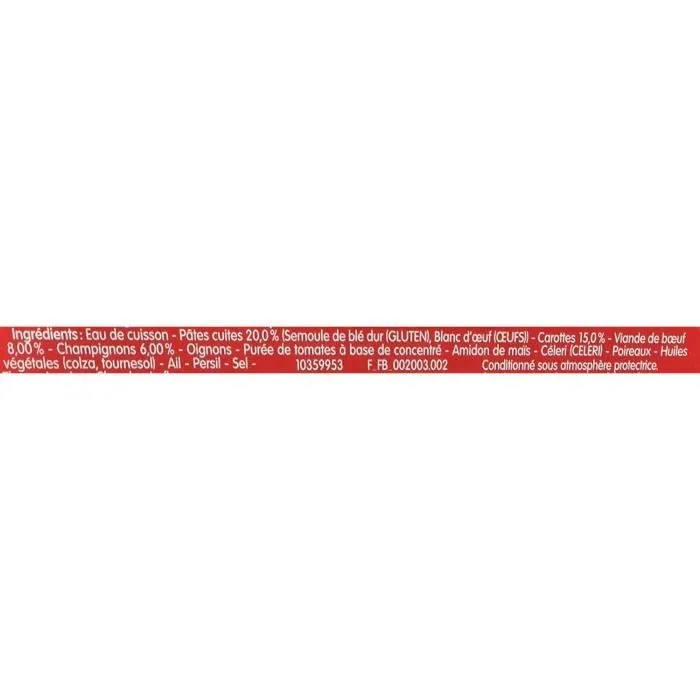BLEDICHEF Petits pâtes et bœuf façon bourguignon - 250g - Dès 18 mois-3
