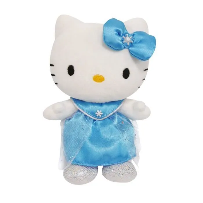Jemini Hello Kitty Princesse neige peluche +/- 17 cm-0