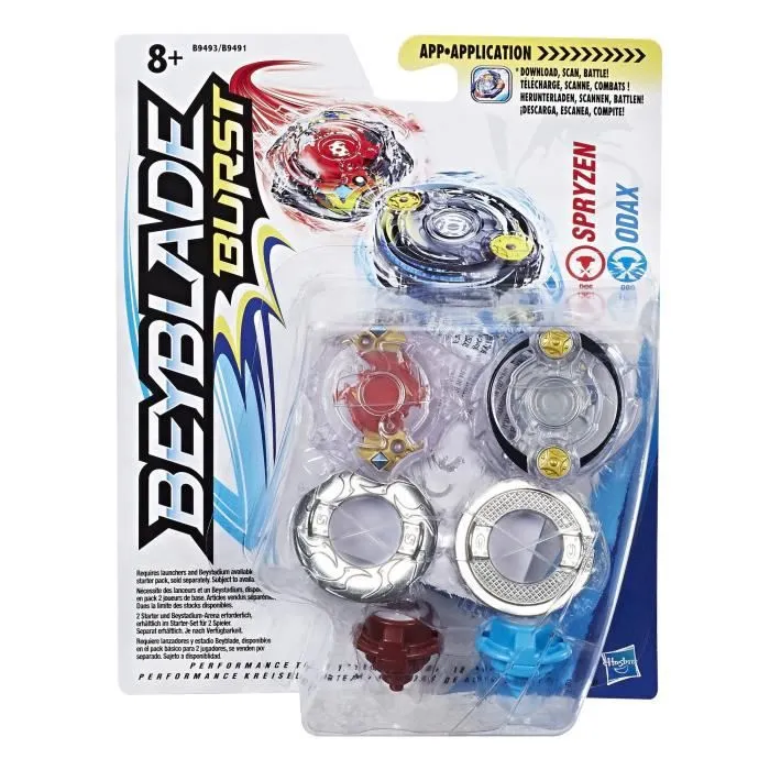Toupies BEYBLADE Spryzen et Odax de HASBRO pour enfants de 8 ans et plus-1