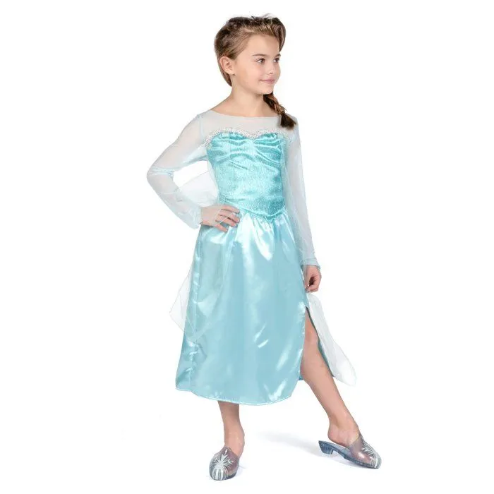 Déguisement classique Elsa la reine des neiges fille-2