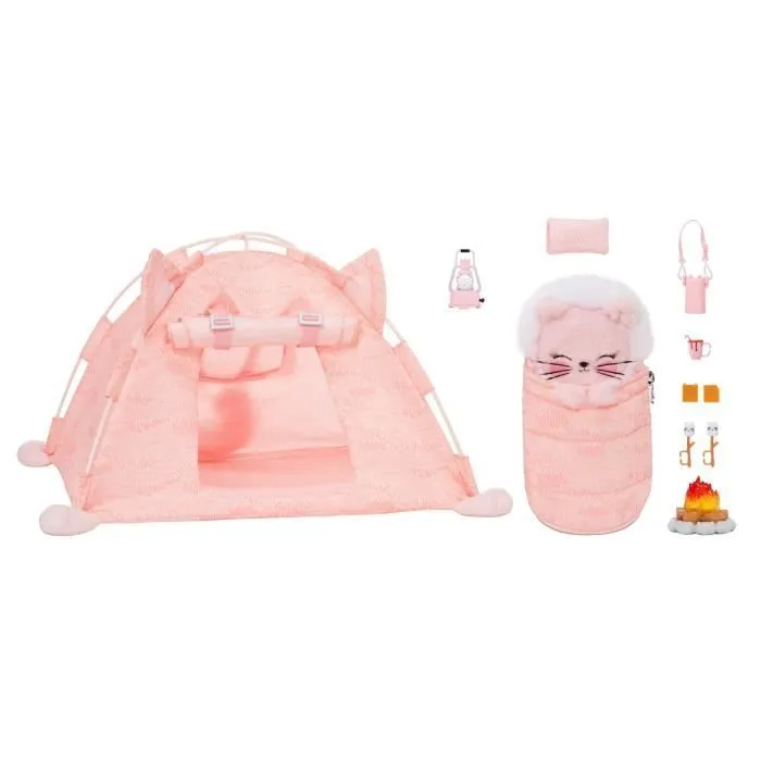 Tente de camping pour enfant - NANANA - Camping Kitty-Cat - Rose - A partir de 5 ans - Extérieur-2