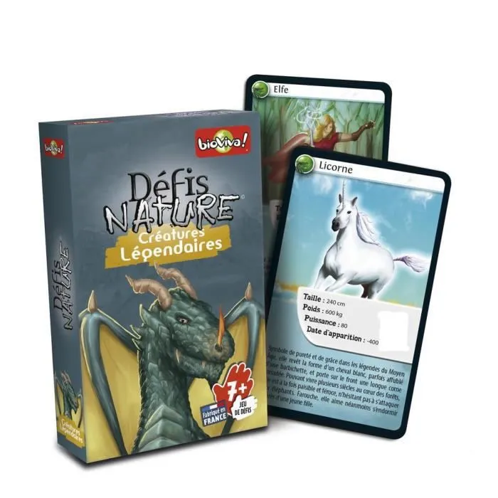 Jeu de questions-réponses - BIOVIVA - Défis Nature - Créatures légendaires - Mixte - A partir de 7 ans-0