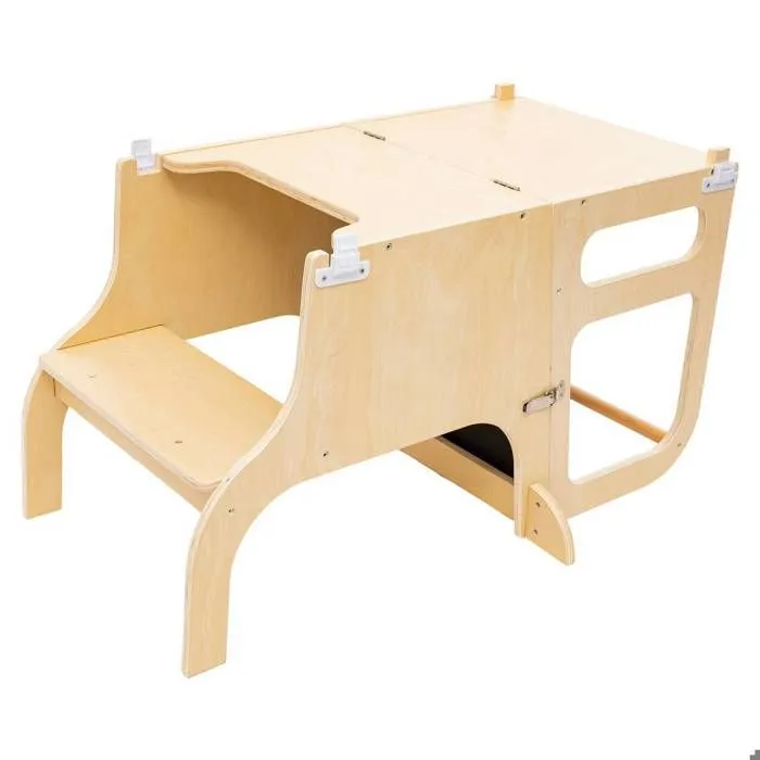 Tour d observation enfant Alba 3 en 1 bois H91cm - Atmosphera createur d'interieur-4