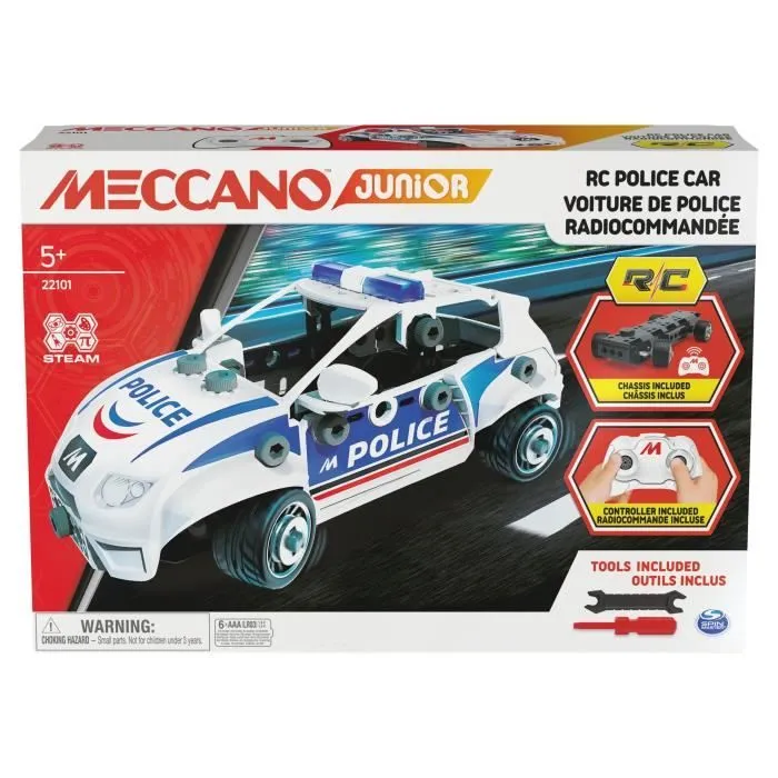 MA VOITURE DE POLICE RC Meccano Junior-3