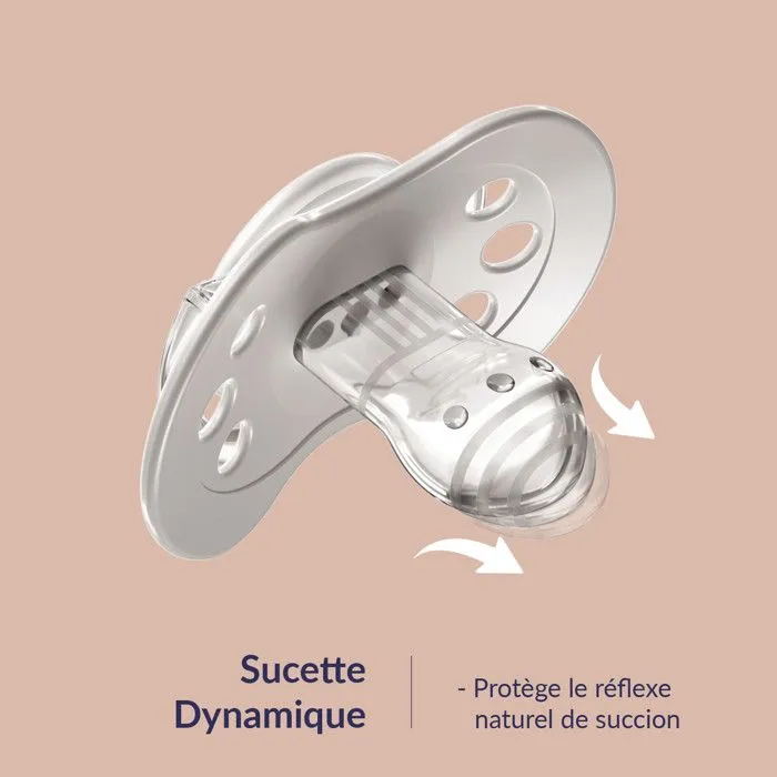 Lot de 2 sucettes dynamique  Lovi BOTANIC-2