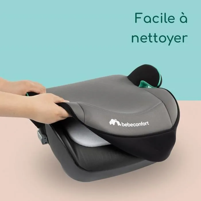 BEBECONFORT Siège auto Manga i-Fix, Rehausseur ISOFIX, de 6 à 12 ans, 22-36 kg, 125-150 cm, Gray Mist-2