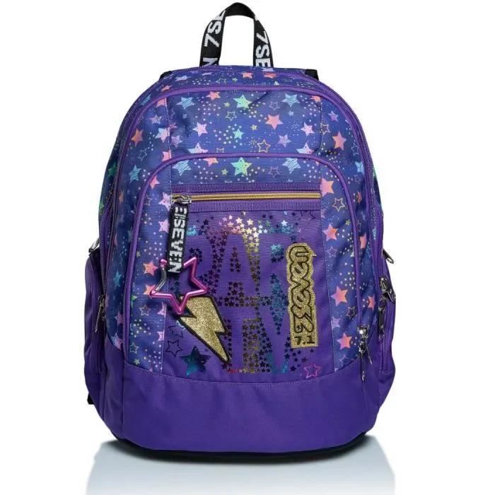 Sac à dos - SEVEN - DANCE PARTY - Violet - Polyester - Pour enfant-0