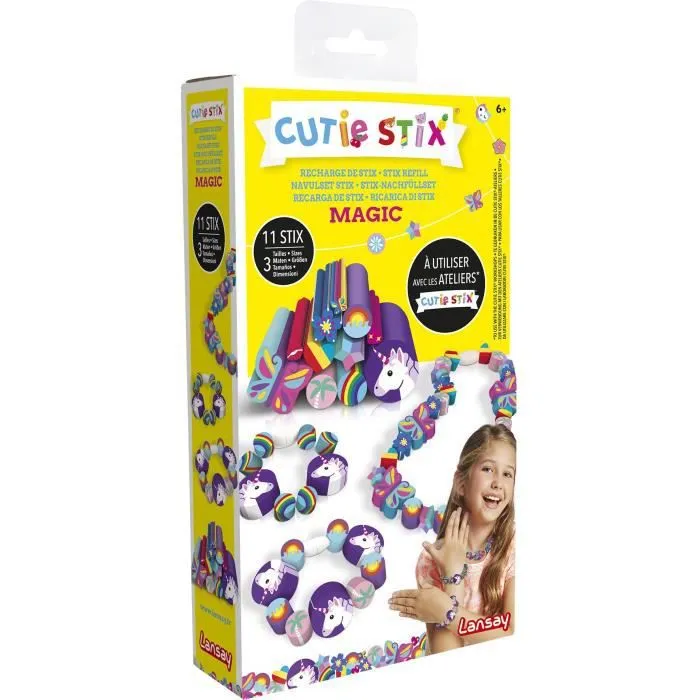 CUTIE STIX - LANSAY - Recharge Magic - Pour créer bijoux et décorations - Dès 6 ans-0