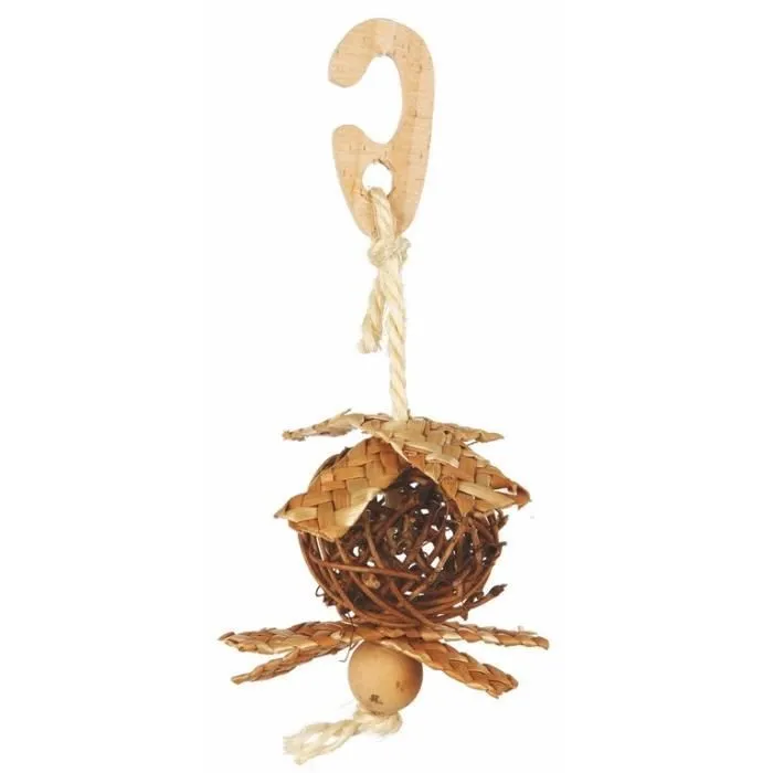 Natural Living balle en osier avec clochette - 58965 - Natural Living balle en osier avec clochette, ø 5,5 cm-18 cm - 58965-0