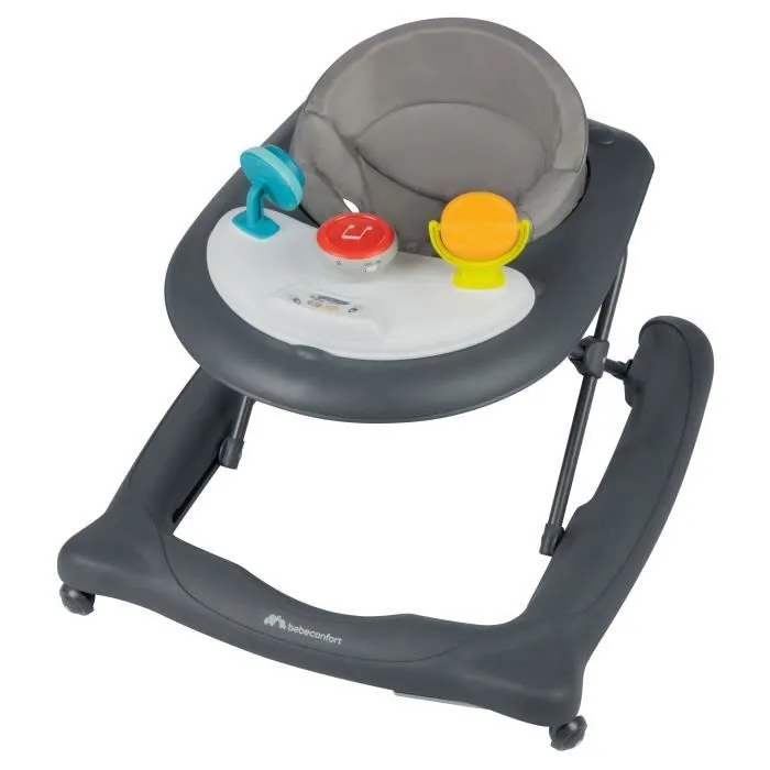 BEBECONFORT EXPLORER Trotteur avec tablette musicale, de 6 à 18 mois (12 kg), Tinted graphite-3