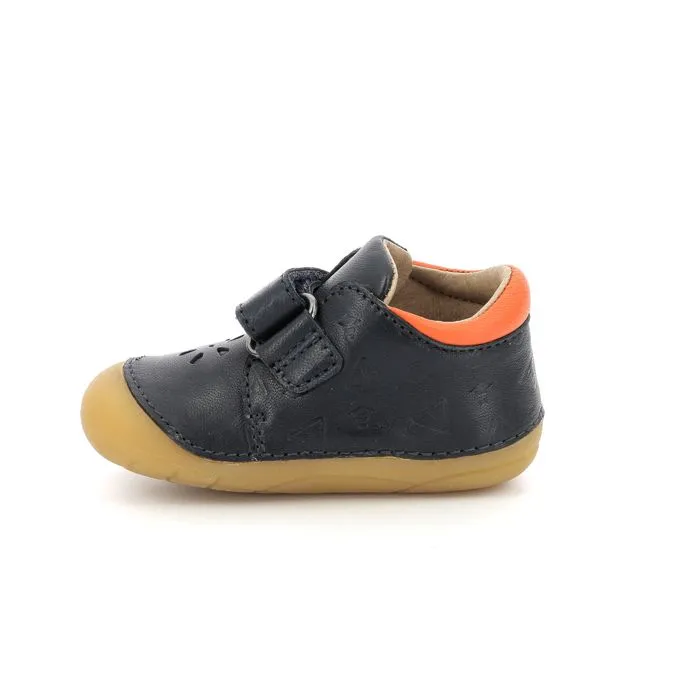 ASTER Bottillons Kimousi Marine orange fantaisie-4